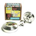 Bbk Performance 1994-1995 Ford Mustang GT 5.0L Pulley Kit, Polished Aluminum, 3PK 1554